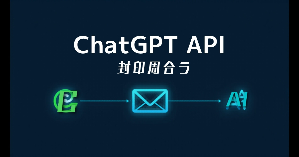 ChatGPT APIをGASから呼び出してメール文を自動生成する